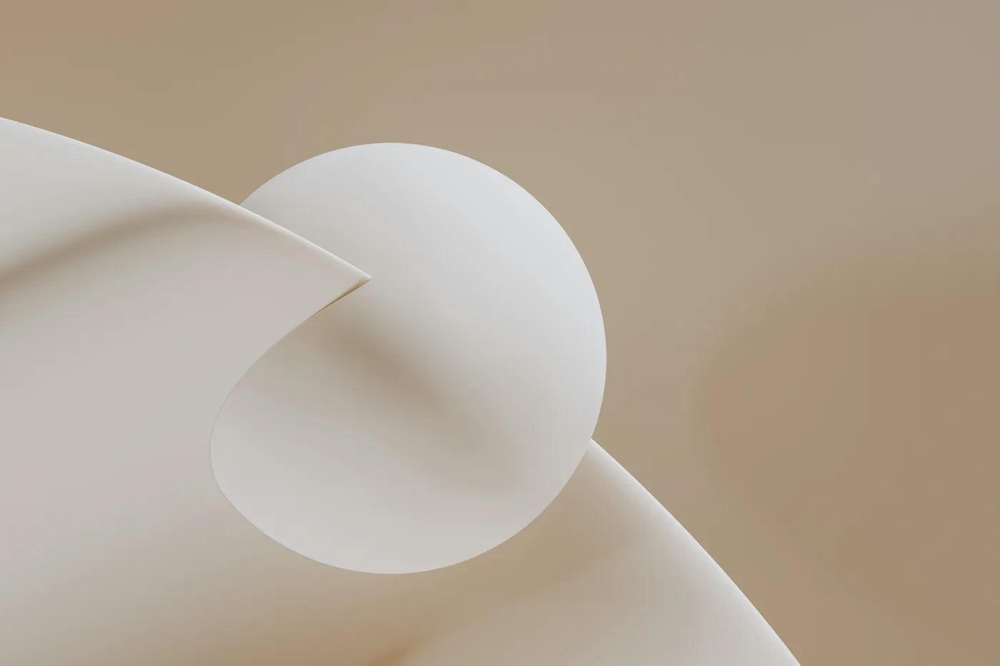 Textura escultórica en tonos arena